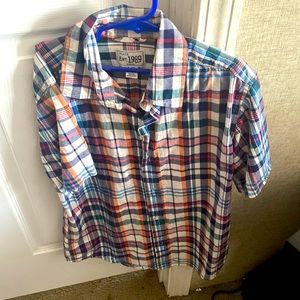 Boys button down short sleeve